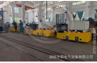 一批定制型湘潭2.5噸鋰電池電機(jī)車及配件出口海外